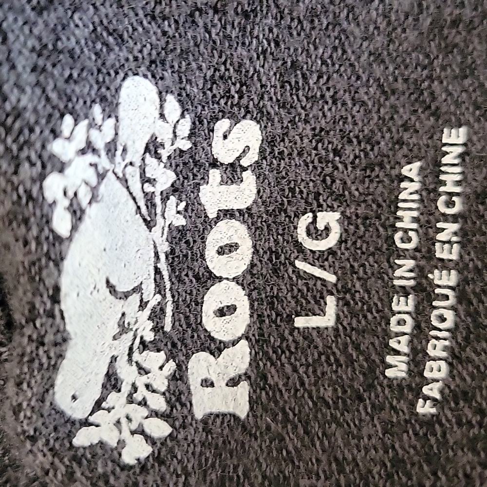 Roots Women'sbOrganic Relaxed Cooper T-Shirt Sz L - Picture 3 of 6